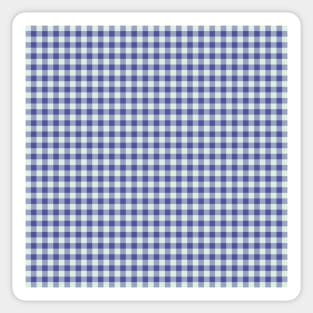 Gingham Blue - Mint Sticker